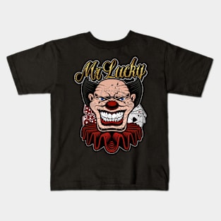 Mr. Lucky, Casino Gambler Kids T-Shirt